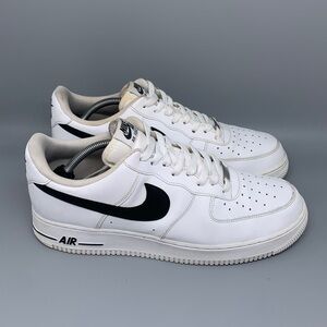 Nike Air Force 1 '07 White Black Shoes CJ0952-100 Men’s‎ Sz 11.5